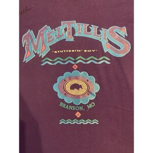 Mel Tillis "Stutterin' Boy" Branson Miss T-shirt Size XXL NWOT AUTOGRAPHED